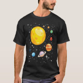 Planets Solar System Planetarium Astronomy Astroph Tシャツ (正面)