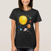 Planets Solar System Planetarium Astronomy Astroph Tシャツ (正面)