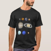Planets Solar System Tシャツ (正面)