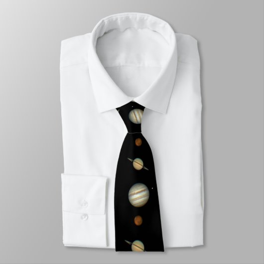 Planets Tie Jupiter Saturn Mars Necktie ネクタイ (タイ)