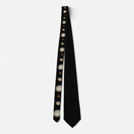 Planets Tie Jupiter Saturn Mars Necktie ネクタイ (裏面)