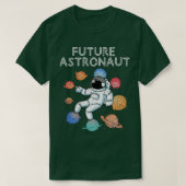 Planets Universe Junior Octours Science Future A Tシャツ (デザイン正面)