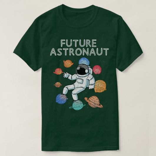 Planets Universe Junior Octours Science Future A Tシャツ (デザイン正面)