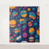  Planets Wallpaper タペストリー (正面)