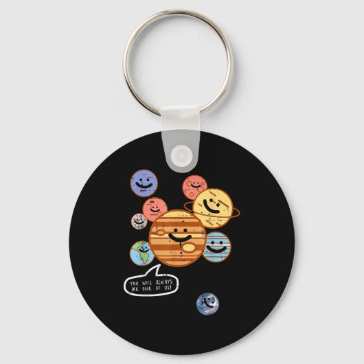 Planets You Will Always Be One Of Us Galaxy Women  キーホルダー (正面)