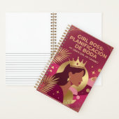 planificador de boda girl boss ノートブック (内側)