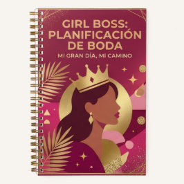 planificador de boda girl boss ノートブック