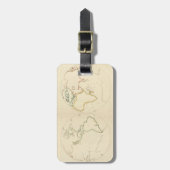 Planisfere (輪郭) ラゲッジタグ (正面縦)