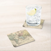 Planisphere スクエアペーパーコースター (インサイチュ)