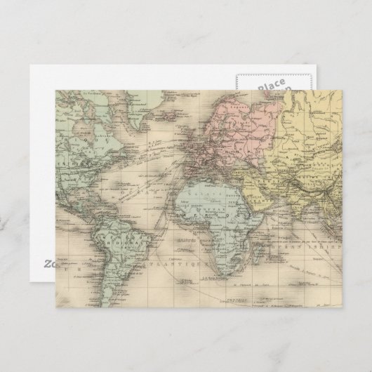 Planisphere ポストカード (正面/裏面)