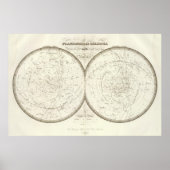 Planispheres celestes – 天 ポスター (正面)