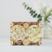 Planisphri Coeleste 1698 – 星占い図 ポストカード (スタンド正面)