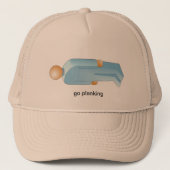 Plankingは行きます キャップ (正面)