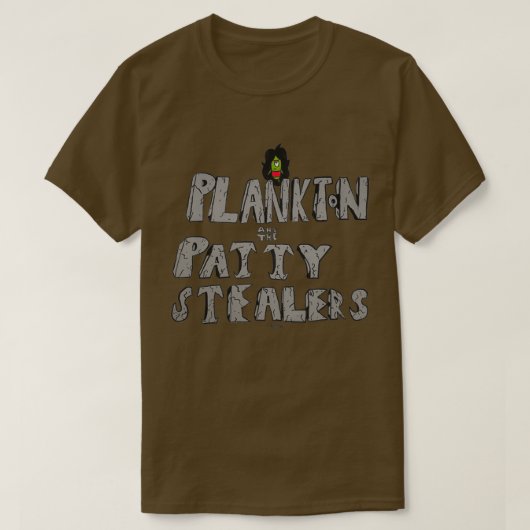 Plankton and the Patty Stealers Tシャツ (デザイン正面)