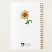 Planner |ひまわり | 5.5x8.5 |水彩 プランナー手帳 (裏面)