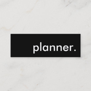 planner. スキニー名刺