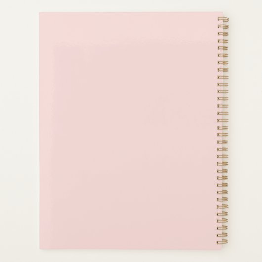 Planner プランナー手帳 (裏面)