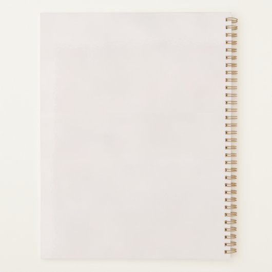 Planner プランナー手帳 (裏面)