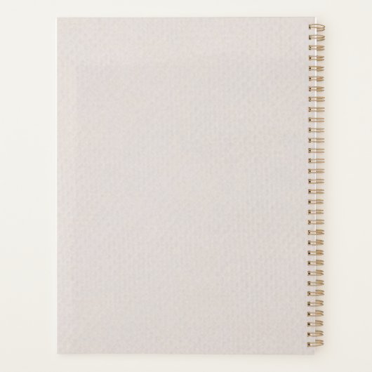 Planner プランナー手帳 (裏面)