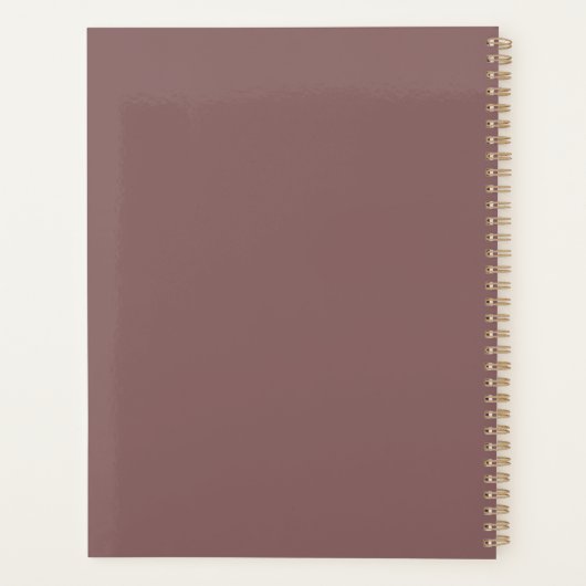 Planner プランナー手帳 (裏面)