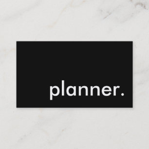 planner. 名刺