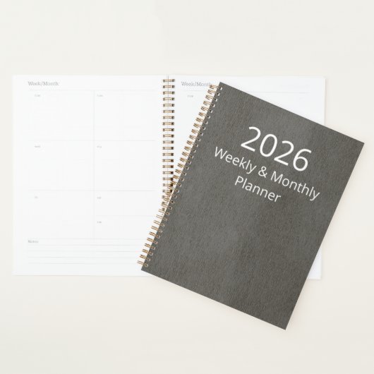 Planner 2026 Weekly and Monthly プランナー手帳 (ディスプレー)