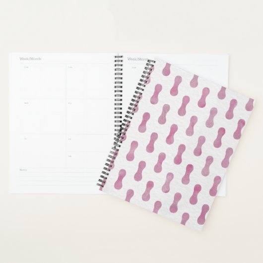 Planner (21,6 x 28 cm) - Pink Pattern プランナー手帳 (ディスプレー)