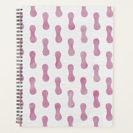 Planner (21,6 x 28 cm) - Pink Pattern プランナー手帳 (正面)