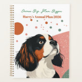 Planner For Dog Lover | King Charles Cavalier プランナー手帳 (正面)