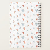 Planner - Hearts Pattern プランナー手帳 (裏面)