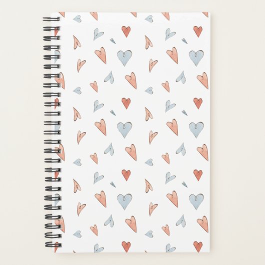 Planner - Hearts Pattern プランナー手帳 (正面)