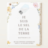 Planner "Je suis le sel de la terre" Organisation プランナー手帳 (裏面)