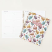 Planner Modern Personalized Macaroon Desserts プランナー手帳 (ディスプレー)