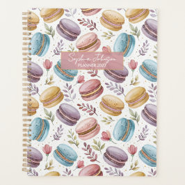 Planner Modern Personalized Macaroon Desserts プランナー手帳