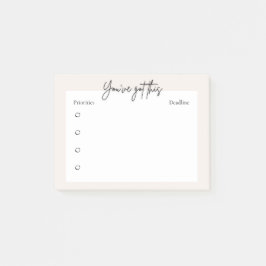 Planner Post-it / sticky notes - minimal design ポストイット