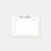 Planner / sticky notes - minimal design ポストイット (正面)