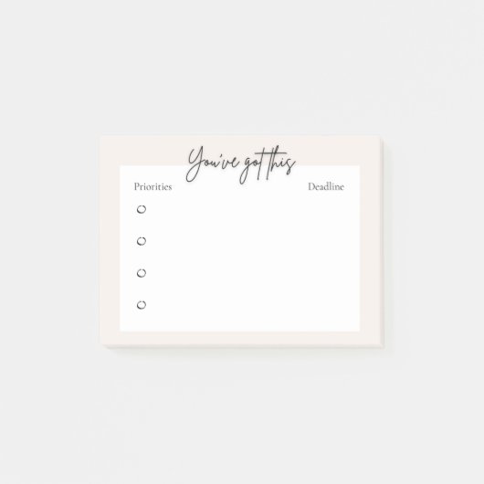 Planner / sticky notes - minimal design ポストイット (正面)