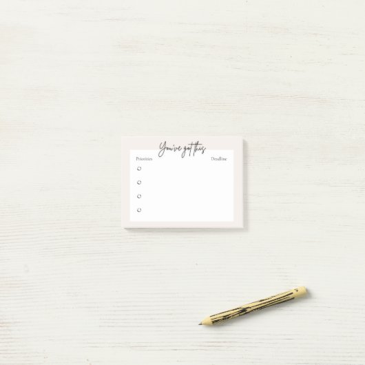 Planner / sticky notes - minimal design ポストイット (デスク上)