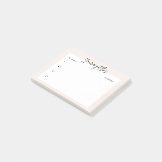 Planner / sticky notes - minimal design ポストイット (アングル)