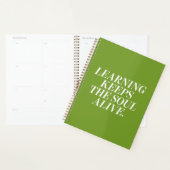Planner with a motivational text プランナー手帳 (ディスプレー)