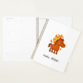 Planner with a red horse プランナー手帳 (ディスプレー)
