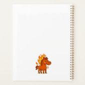 Planner with a red horse プランナー手帳 (裏面)
