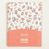 Planner with name – Red Poppies Design プランナー手帳 (正面)
