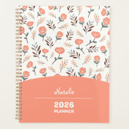 Planner with name – Red Poppies Design プランナー手帳