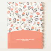 Planner with name – Red Poppies Design プランナー手帳 (裏面)