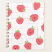 Planner with strawberry cute cover プランナー手帳 (正面)