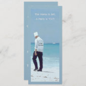 PLANNING THE DINNER PARTY 招待状 (正面/裏面)