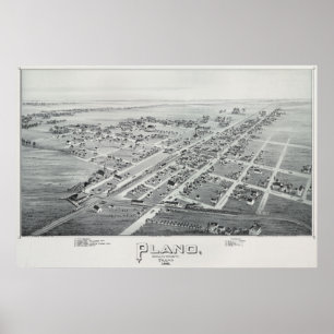 Plano 1891Overviewポスター ポスター
