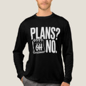 Plans - Oh No トライブレンドTシャツ (正面)