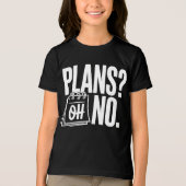 Plans - Oh No トライブレンドTシャツ (正面)
